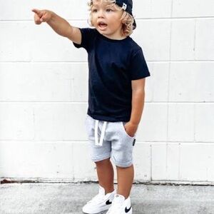 TWO Little Bipsy harem shorts 18-24 mo